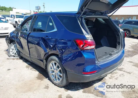 2022 Chevrolet Equinox Lt из США, поврежденный, VIN 3GNAXUEV7NL187718